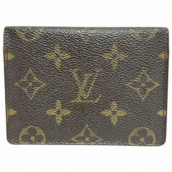 Louis Vuitton Porte Cartes Vertical Monogram Card Case - Main Image